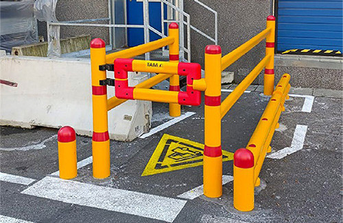 Protection of persons from handling equipment