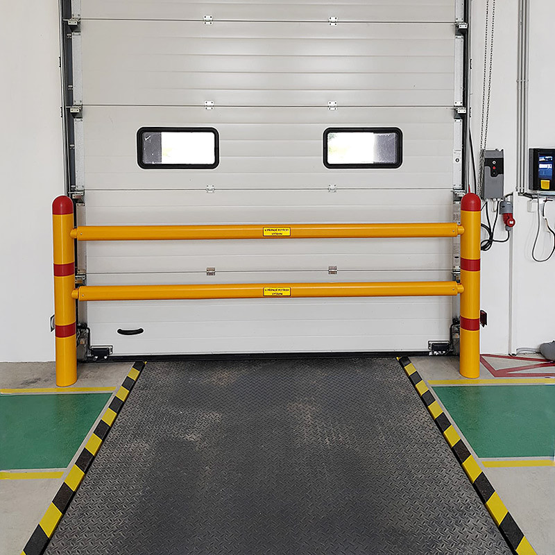 Impact Safety Guardrails with removable Rails